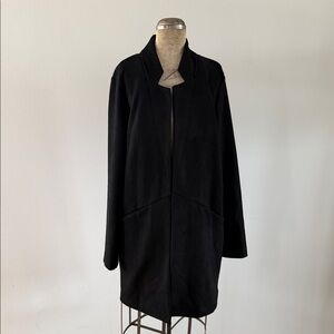 Bohme NWT Longline Elegant Black Women's Coat Size Medium